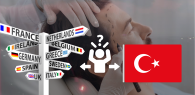 Turquia vs Europa: Comparação de Transplante Capilar