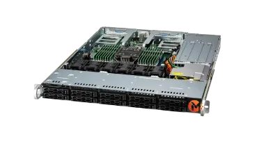 <Magnetar MR-1110 X4 Server - Intel Xeon Single CPU 5. 4. Gen 10Bay SFF Sunucu>